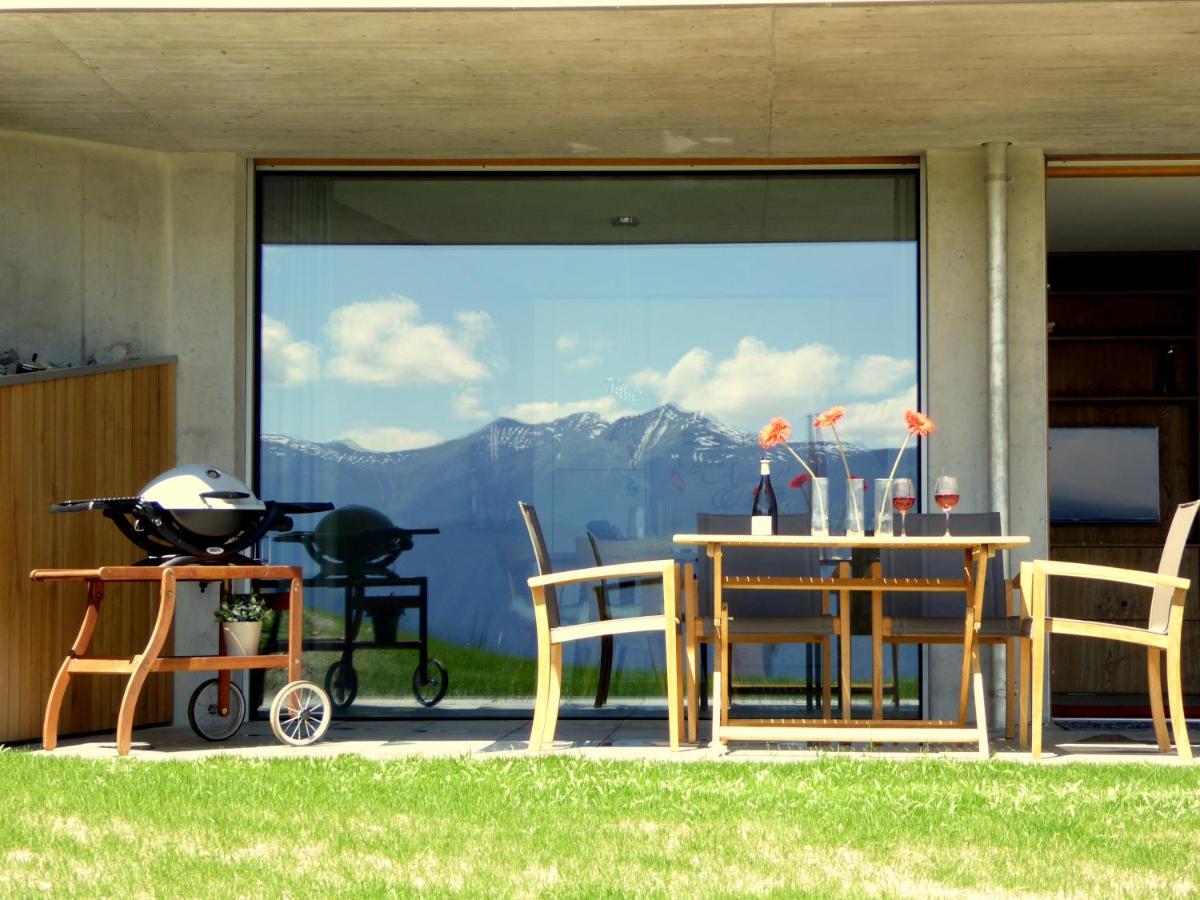 Casa Admisa, Spektakulaere Aussicht, Ski In And Out, Hochwertige Einrichtung, Valserstein Und Eiche Flims Extérieur photo