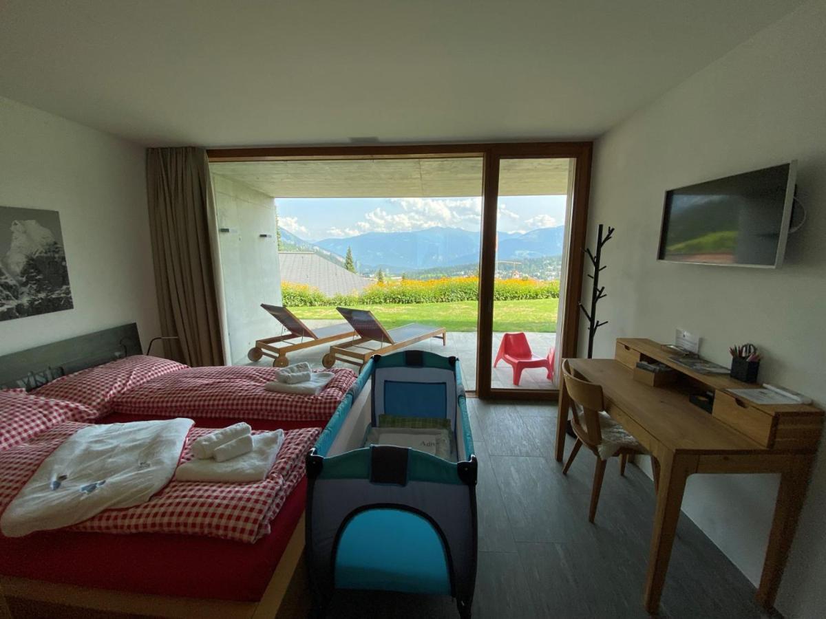 Casa Admisa, Spektakulaere Aussicht, Ski In And Out, Hochwertige Einrichtung, Valserstein Und Eiche Flims Extérieur photo