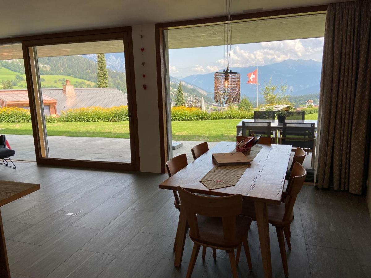Casa Admisa, Spektakulaere Aussicht, Ski In And Out, Hochwertige Einrichtung, Valserstein Und Eiche Flims Extérieur photo