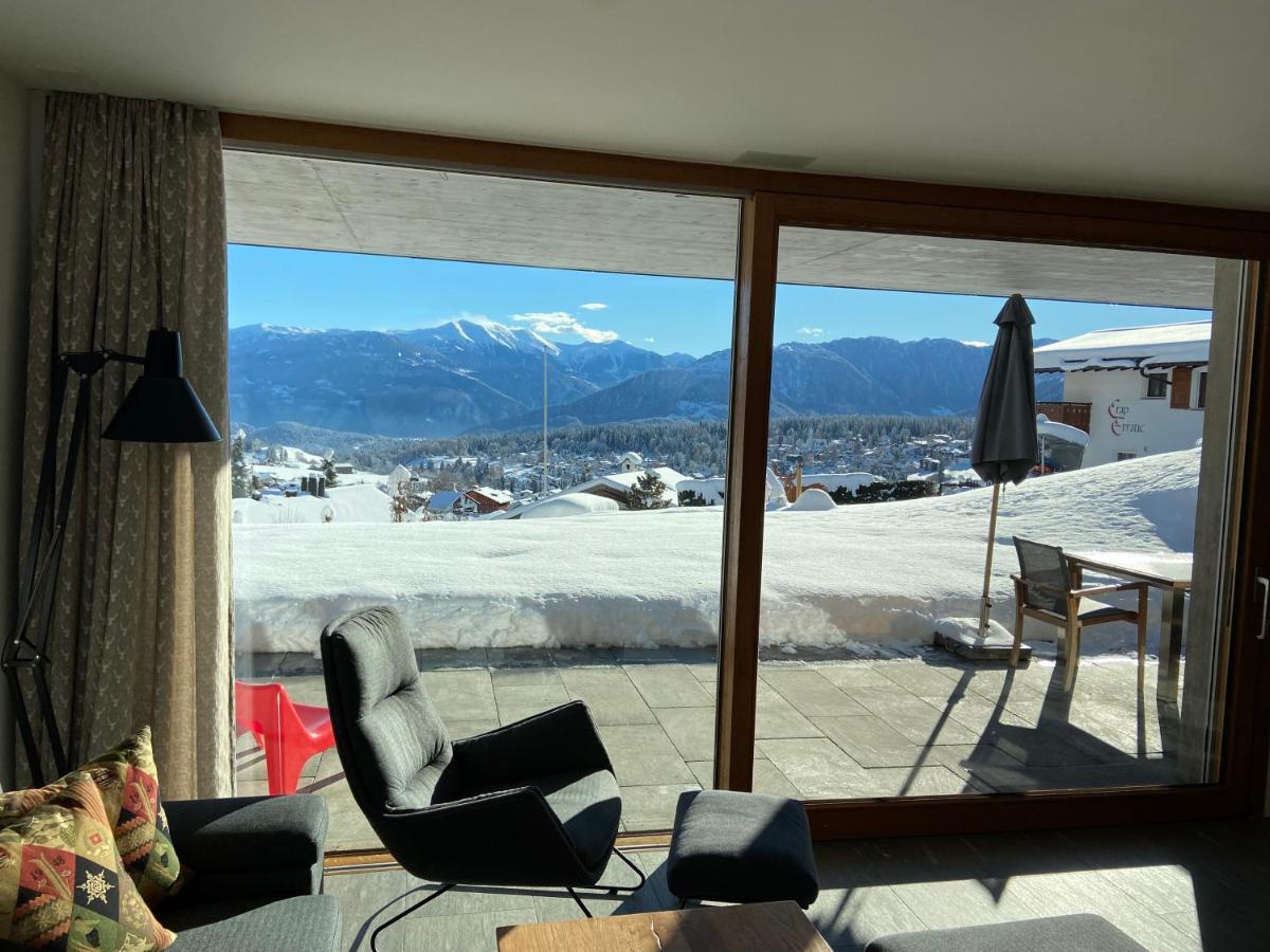 Casa Admisa, Spektakulaere Aussicht, Ski In And Out, Hochwertige Einrichtung, Valserstein Und Eiche Flims Extérieur photo