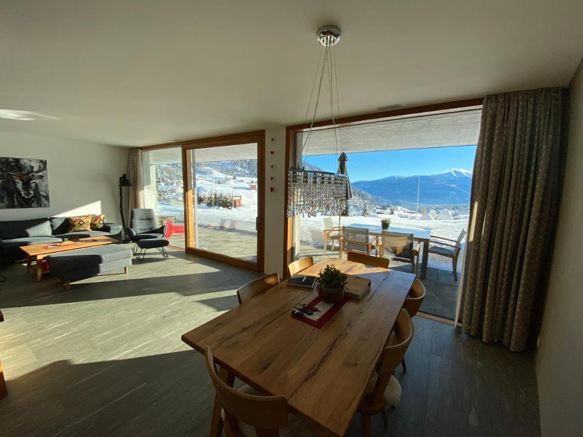 Casa Admisa, Spektakulaere Aussicht, Ski In And Out, Hochwertige Einrichtung, Valserstein Und Eiche Flims Extérieur photo